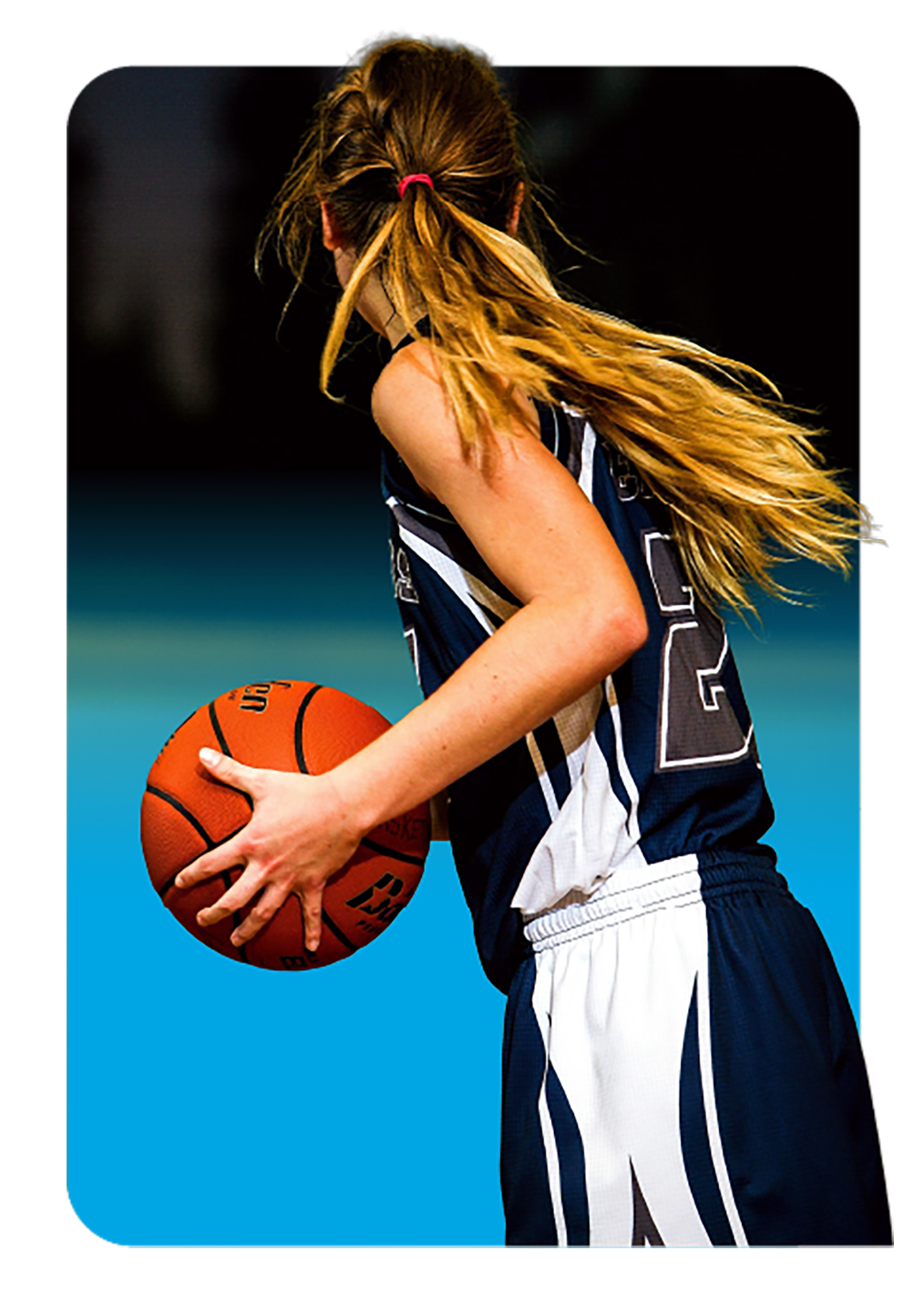 high school girl basketball player