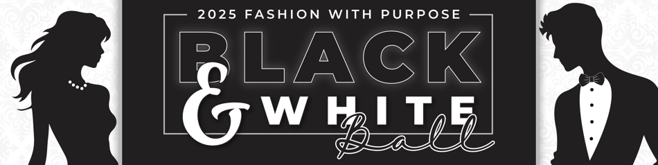 2025 fashion with a purpose black and white ball logo